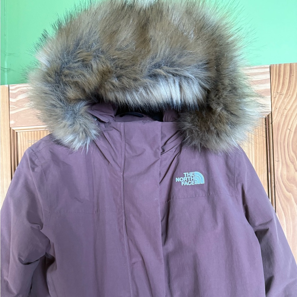 The North Face Women’s  Aviator Expedition Arctic Parka in RARE Dusty Rose color